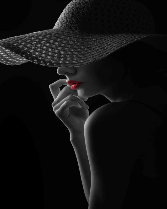 Red Lips Silhouette