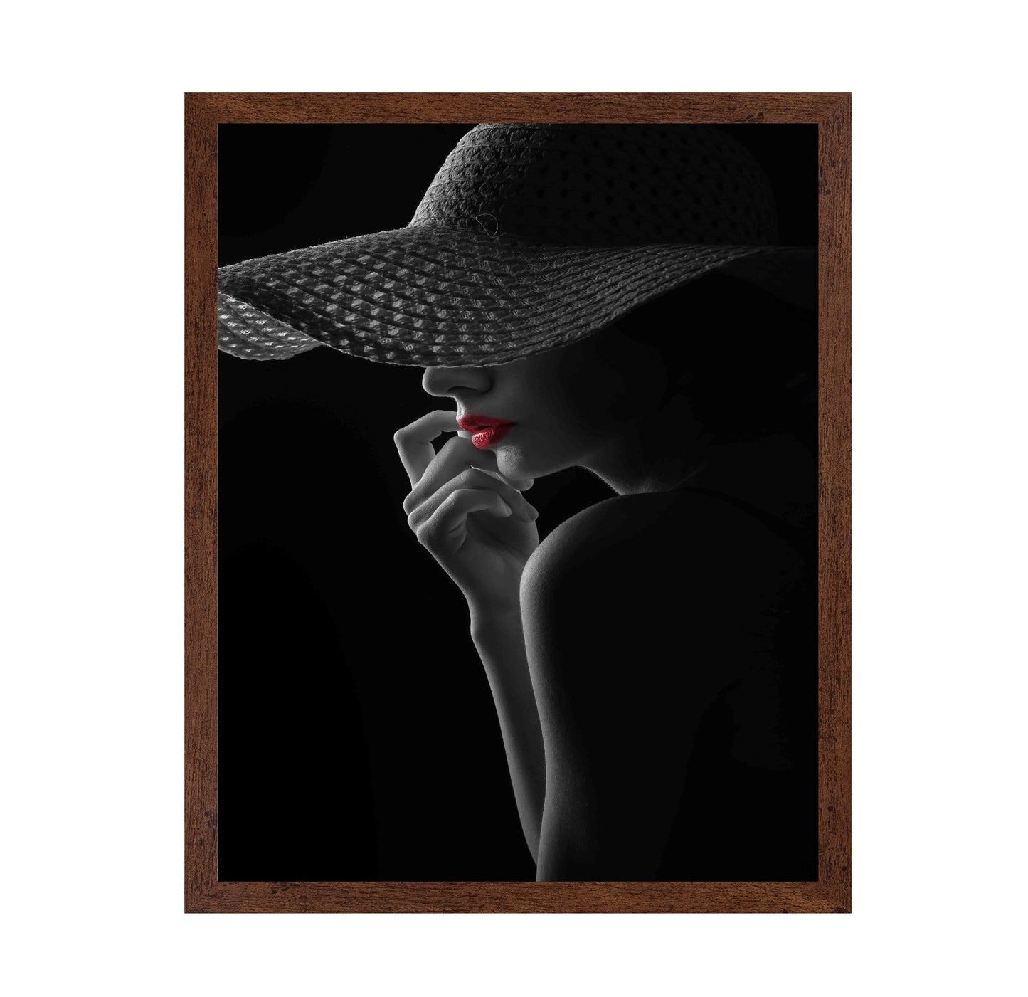 Red Lips Silhouette
