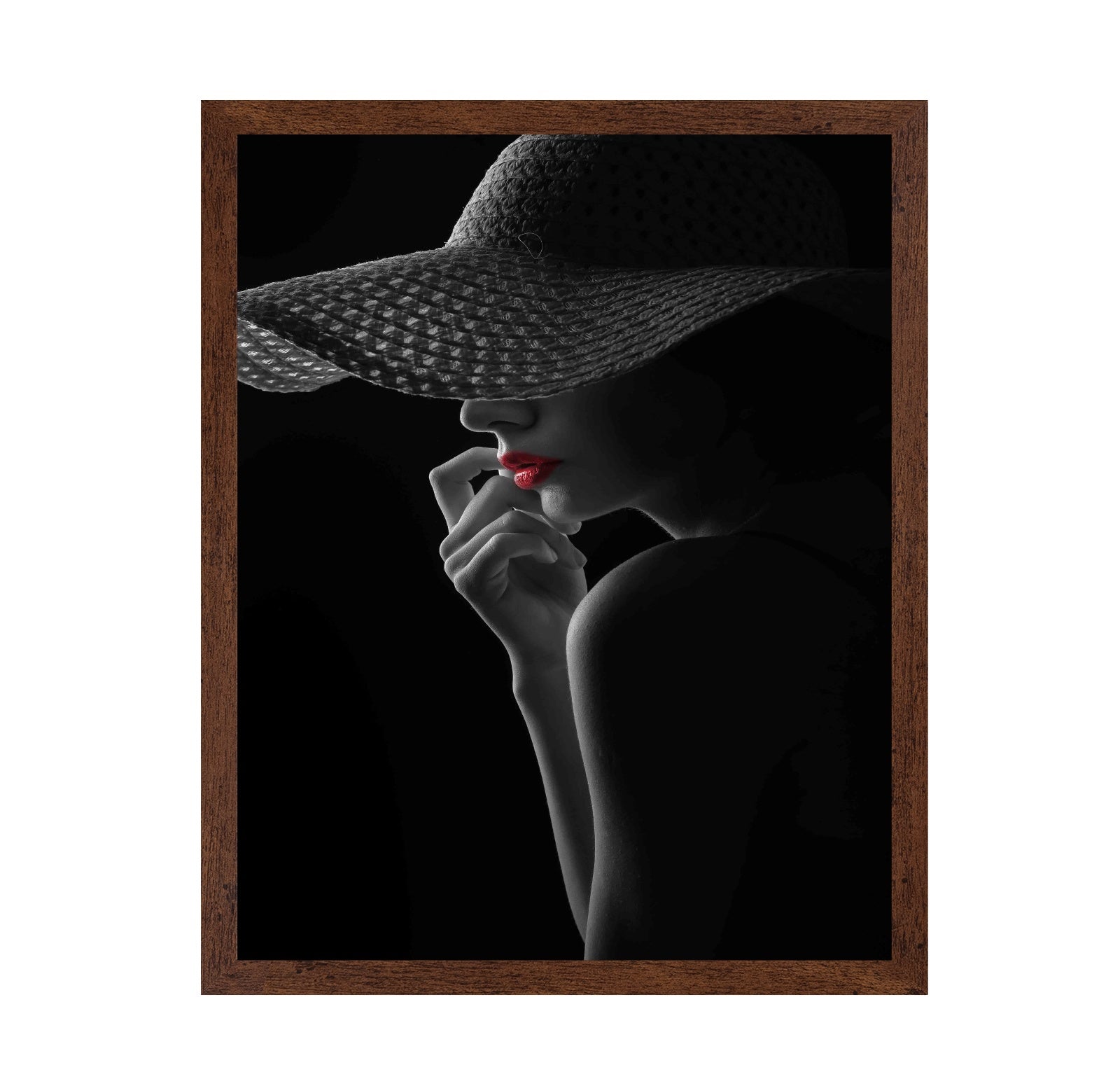 Red Lips Silhouette