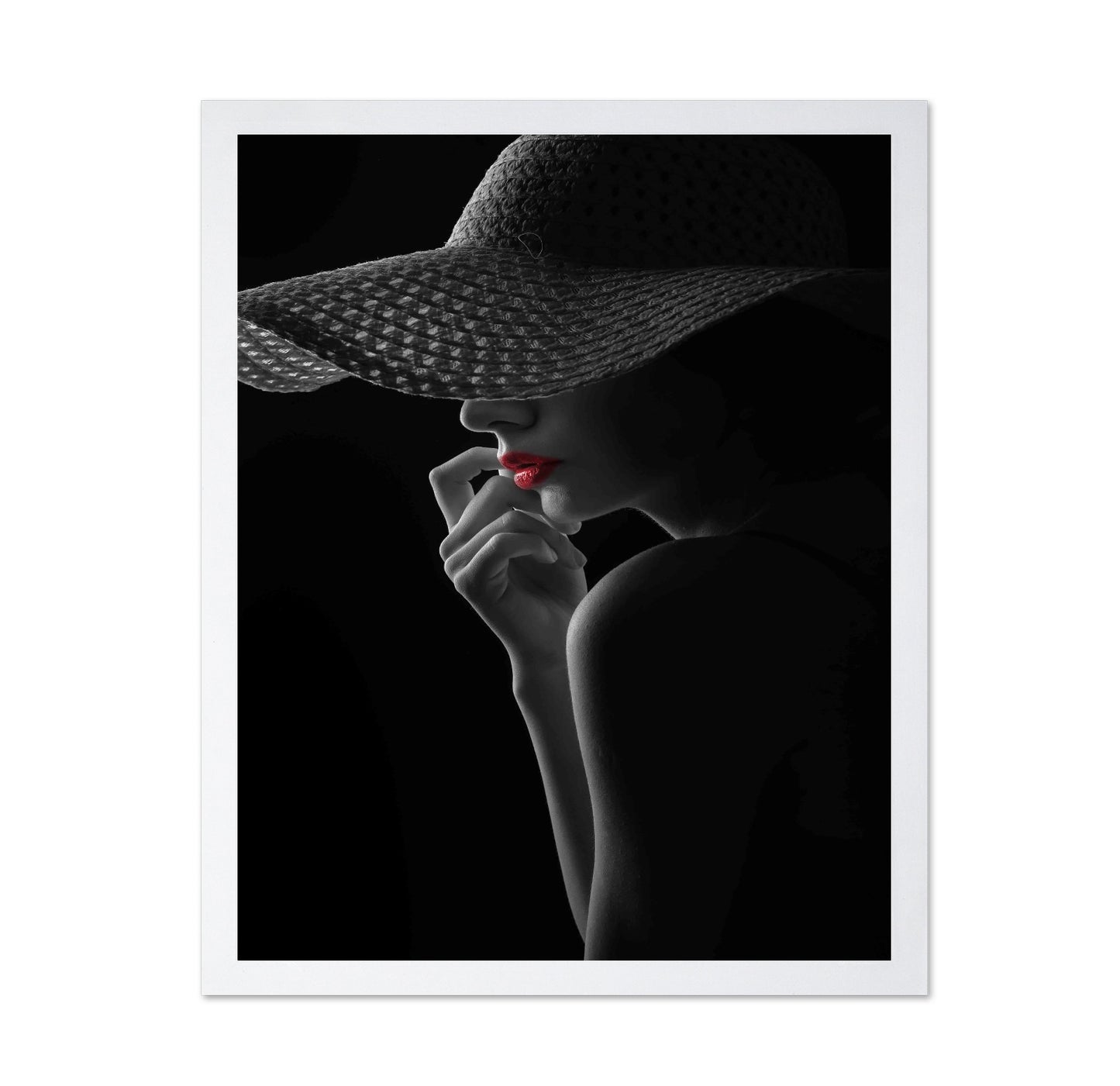 Red Lips Silhouette