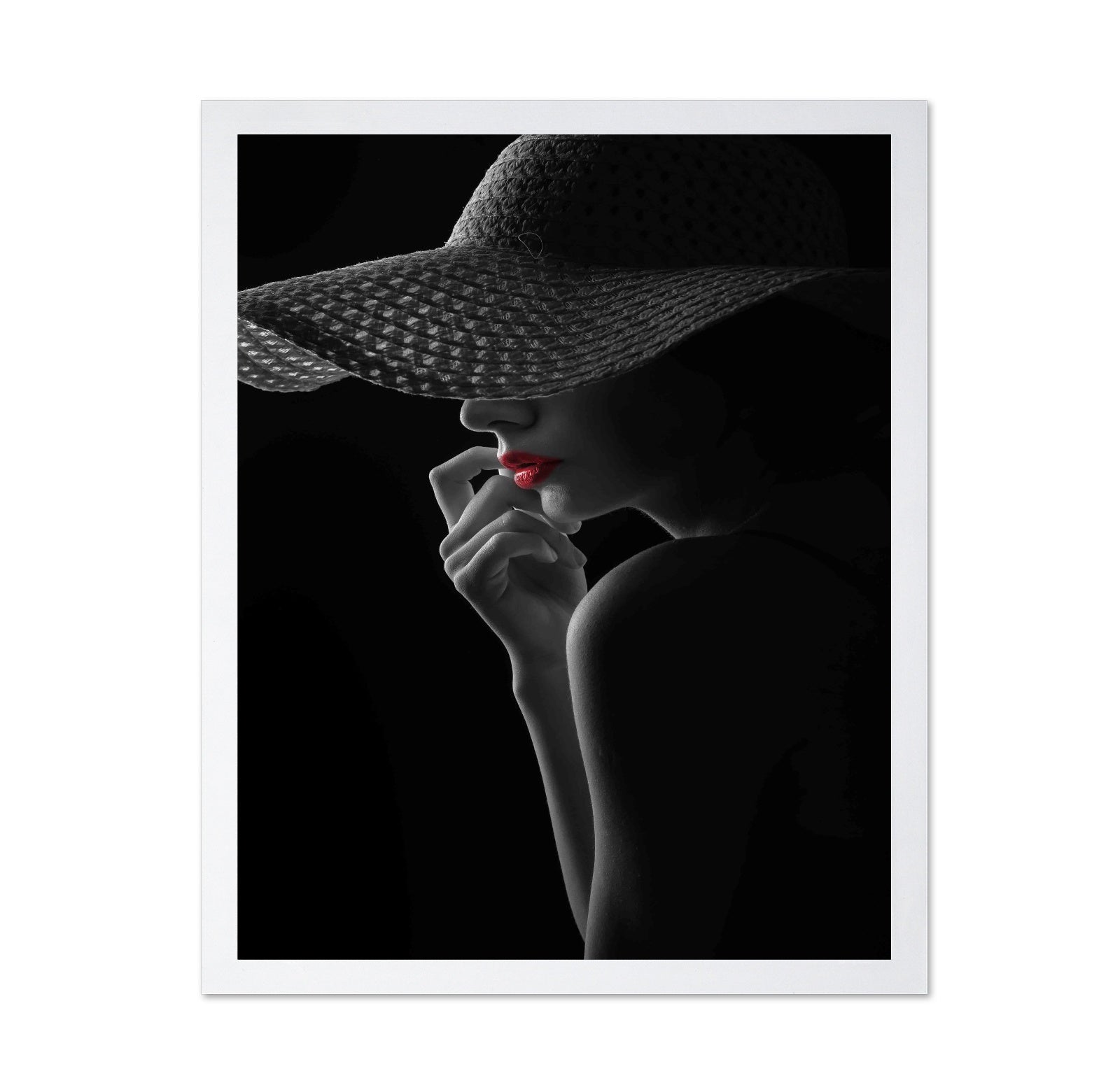 Red Lips Silhouette