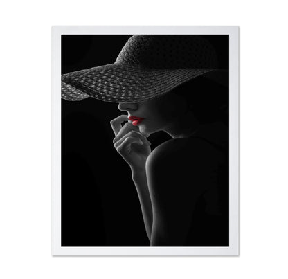 Red Lips Silhouette