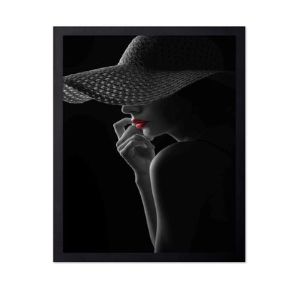 Red Lips Silhouette