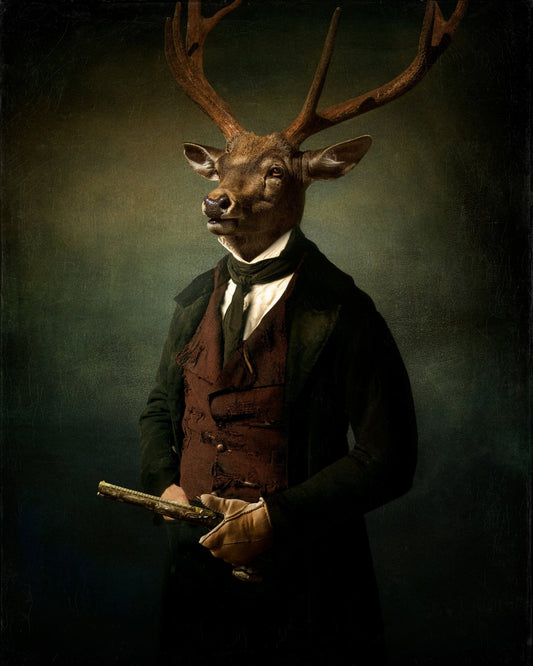 Gentle Stag Portrait
