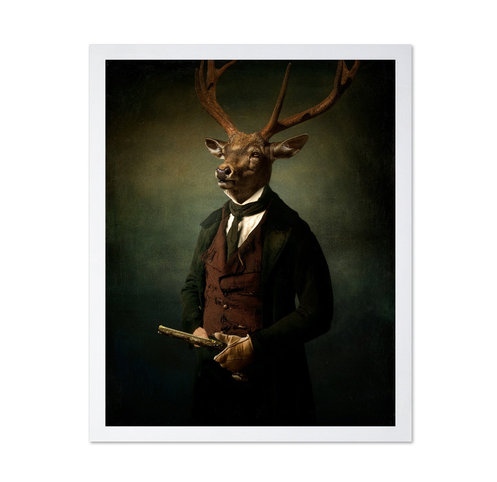 Gentle Stag Portrait