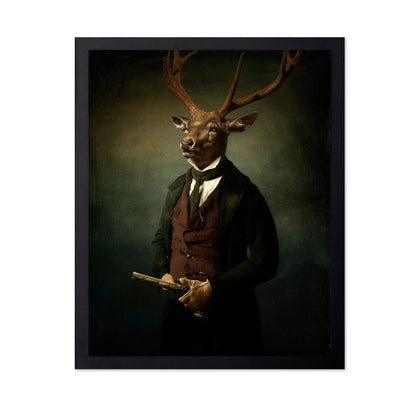 Gentle Stag Portrait