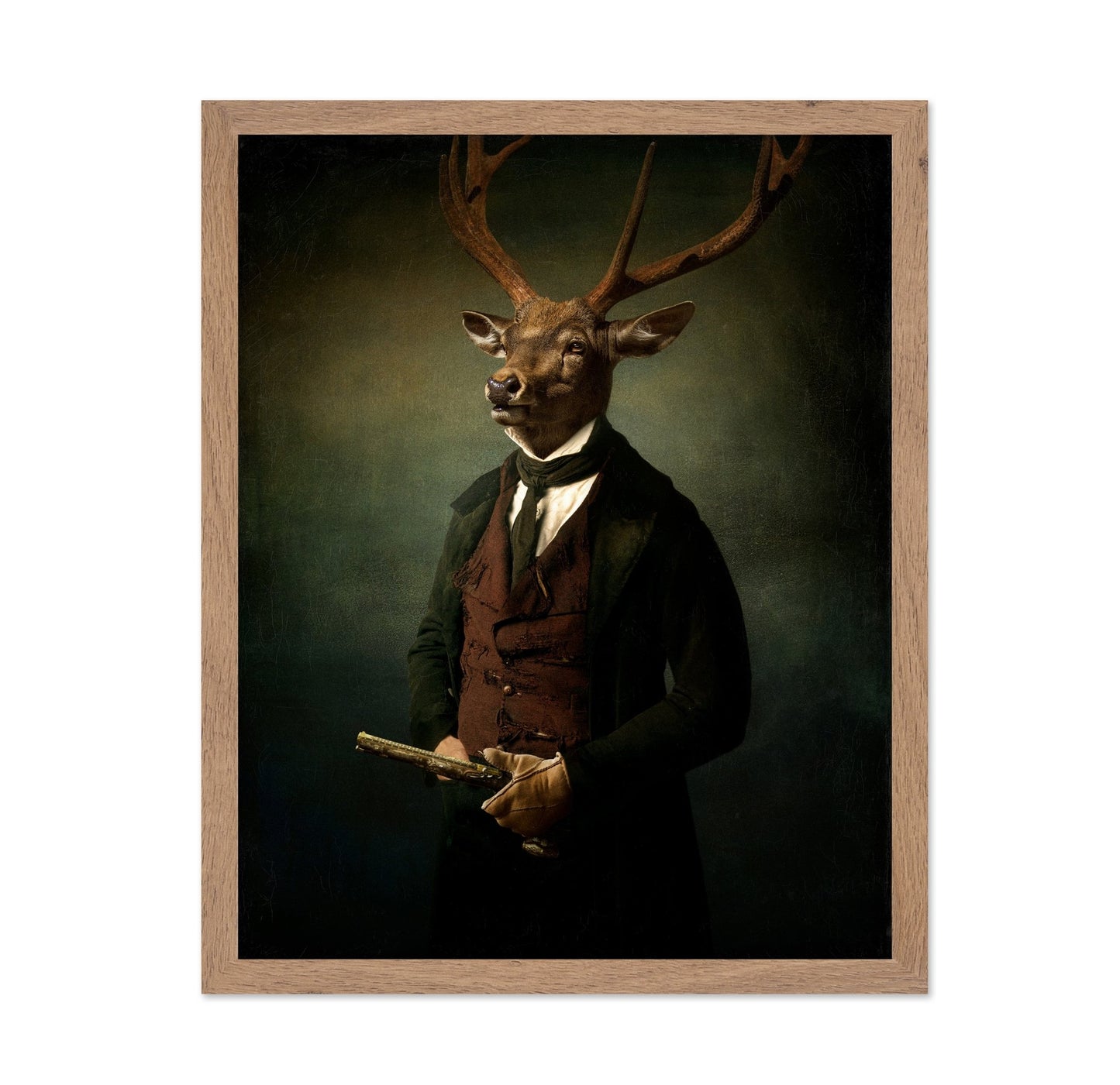 Gentle Stag Portrait