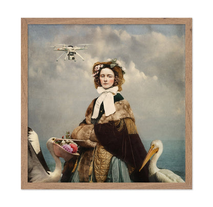 Vintage Lady With Drone