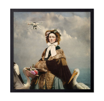 Vintage Lady With Drone