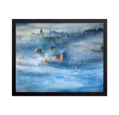 Misty Village Morning No2