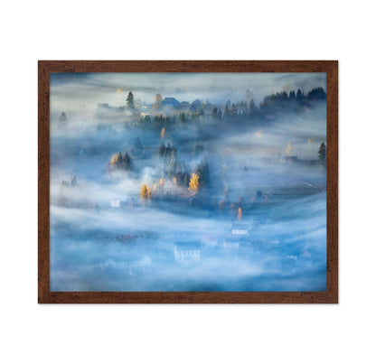 Misty Village Morning No2