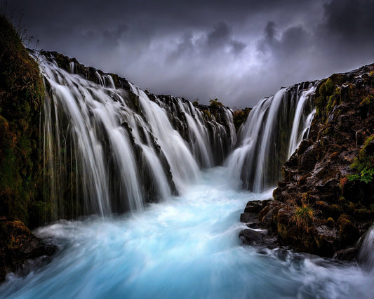 Cascading Blue Falls