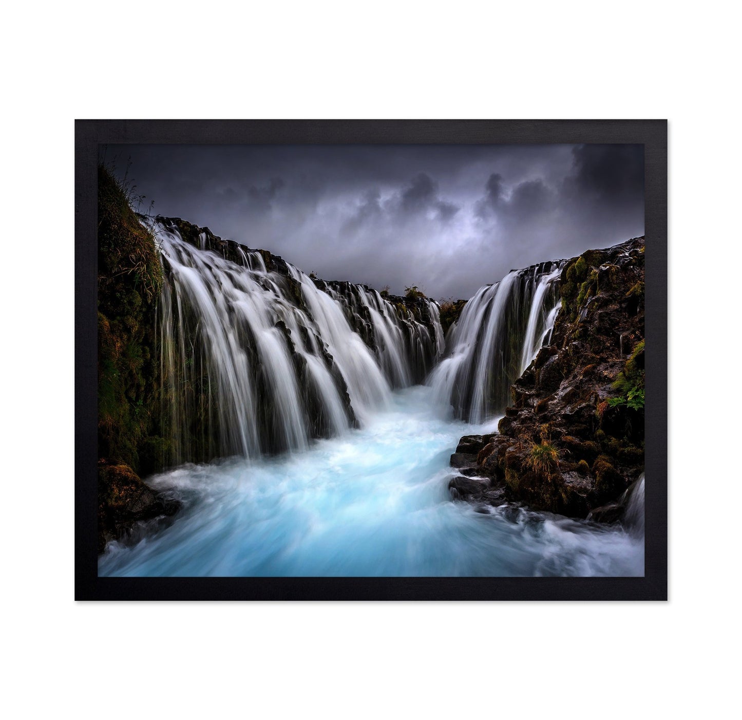 Cascading Blue Falls