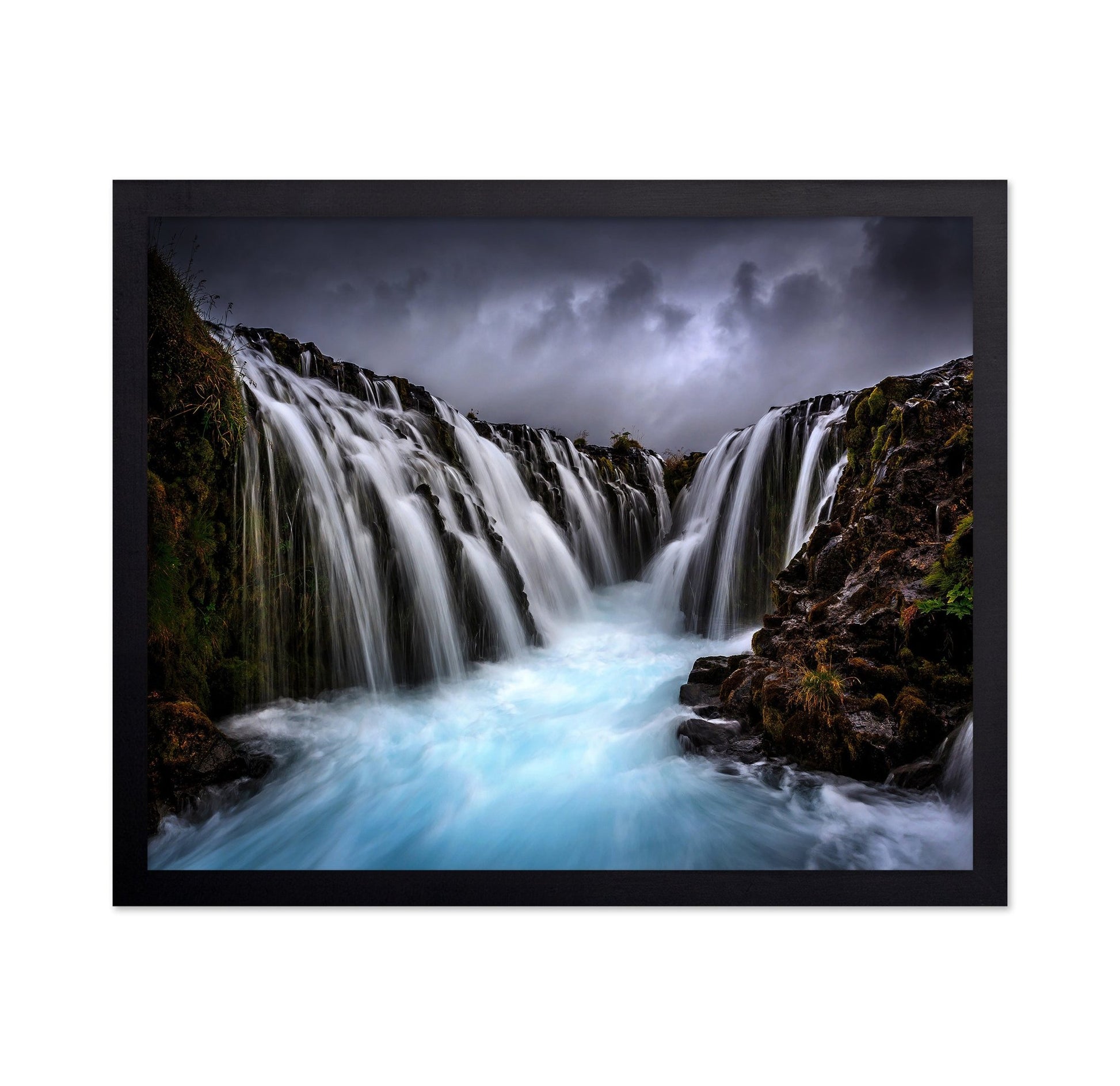 Cascading Blue Falls