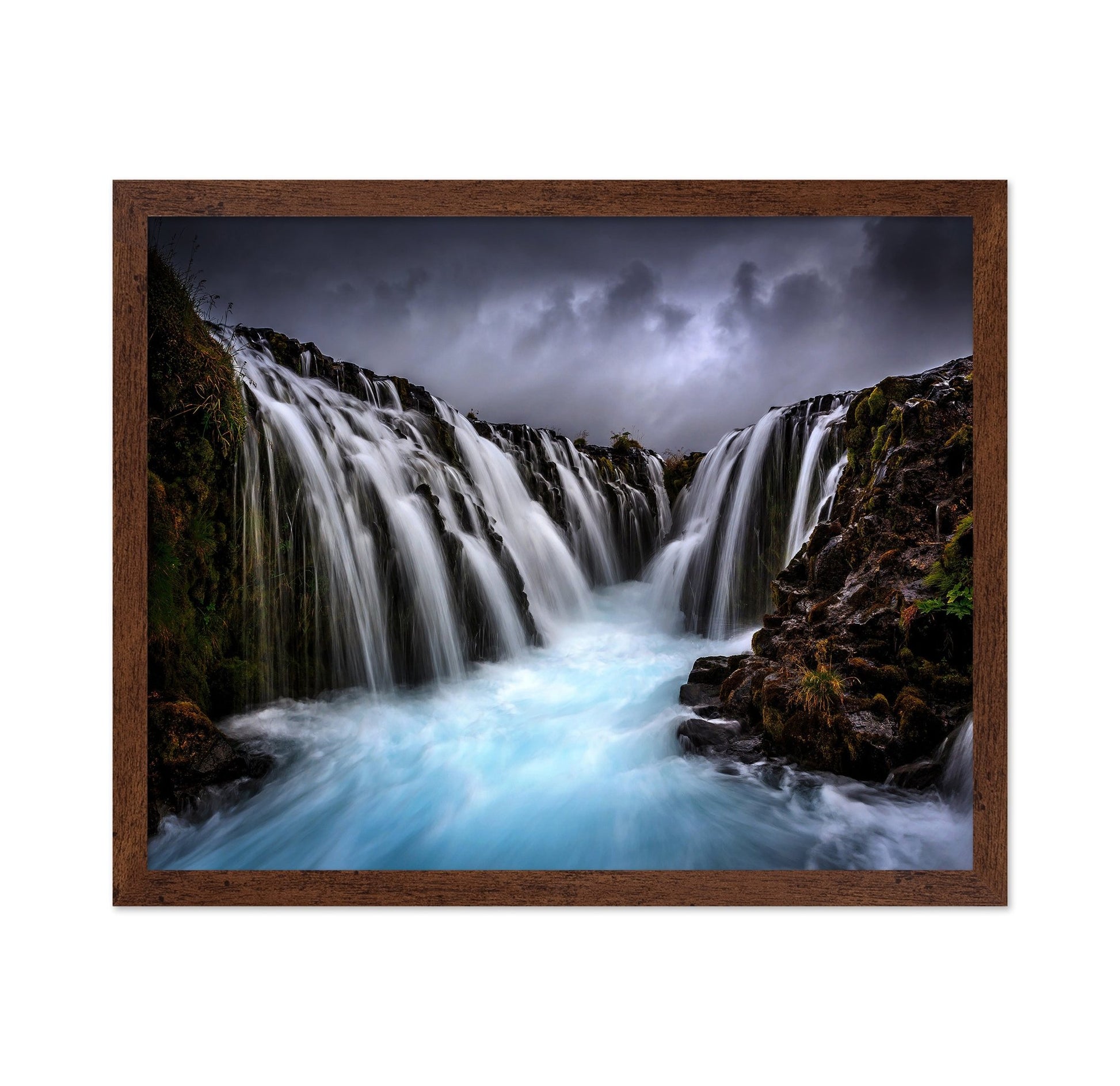 Cascading Blue Falls