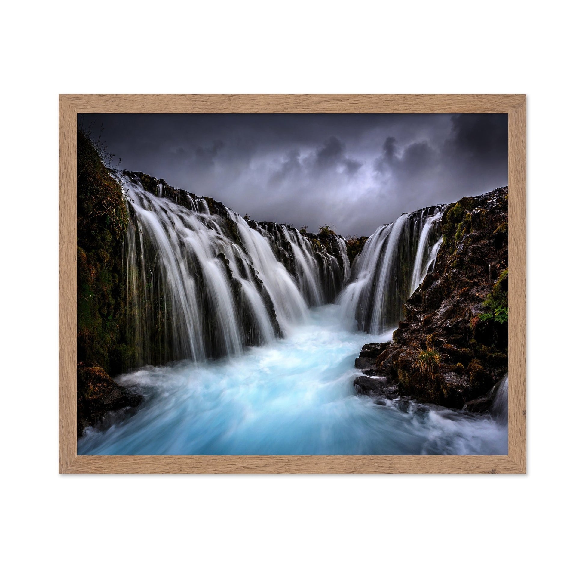 Cascading Blue Falls