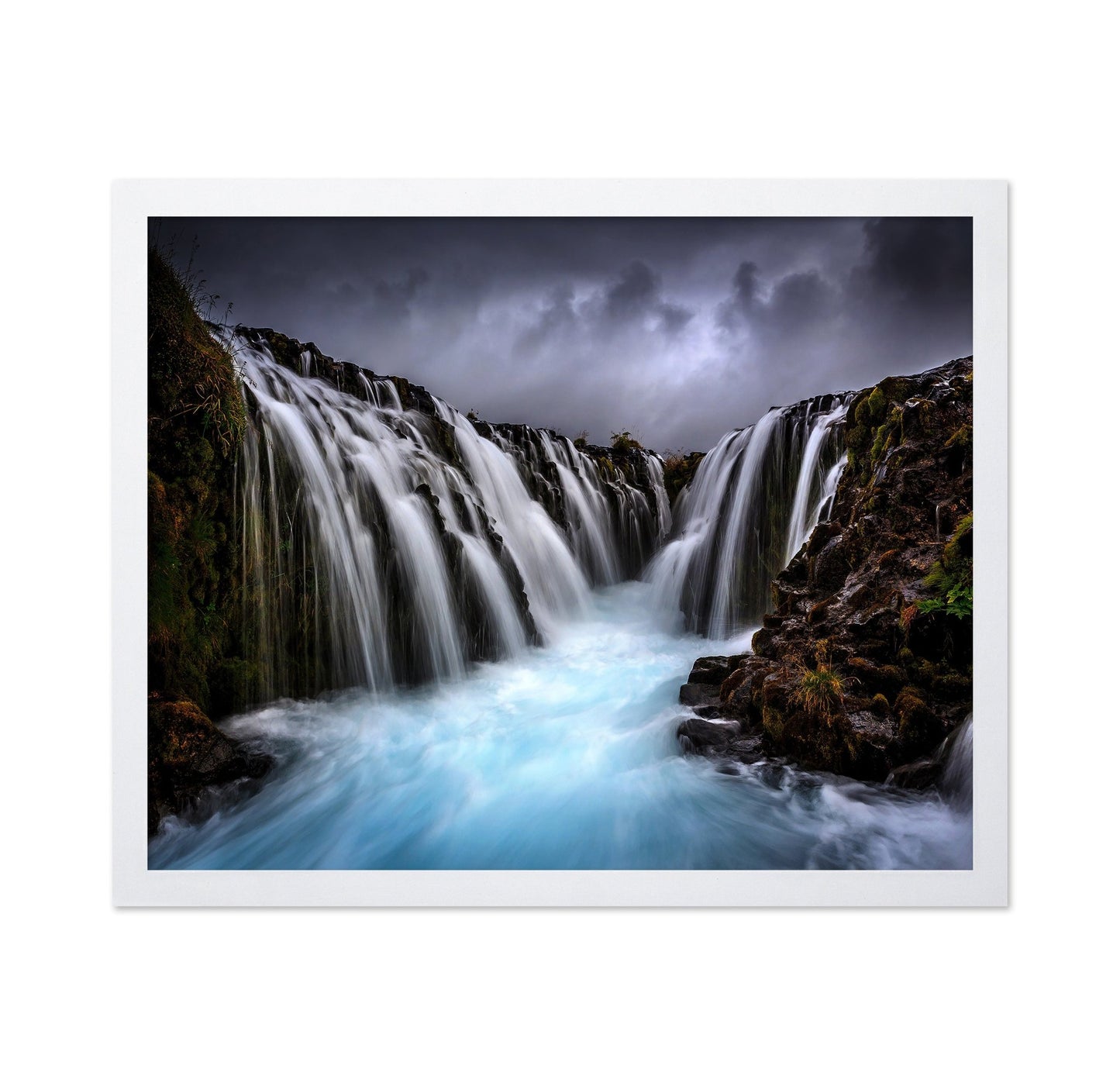 Cascading Blue Falls