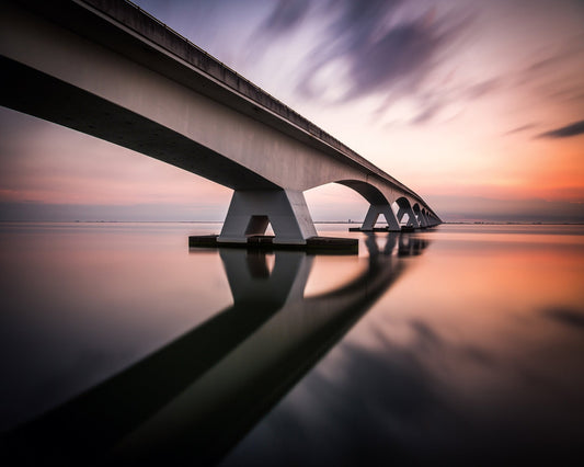 Minimalist Bridge Reflection