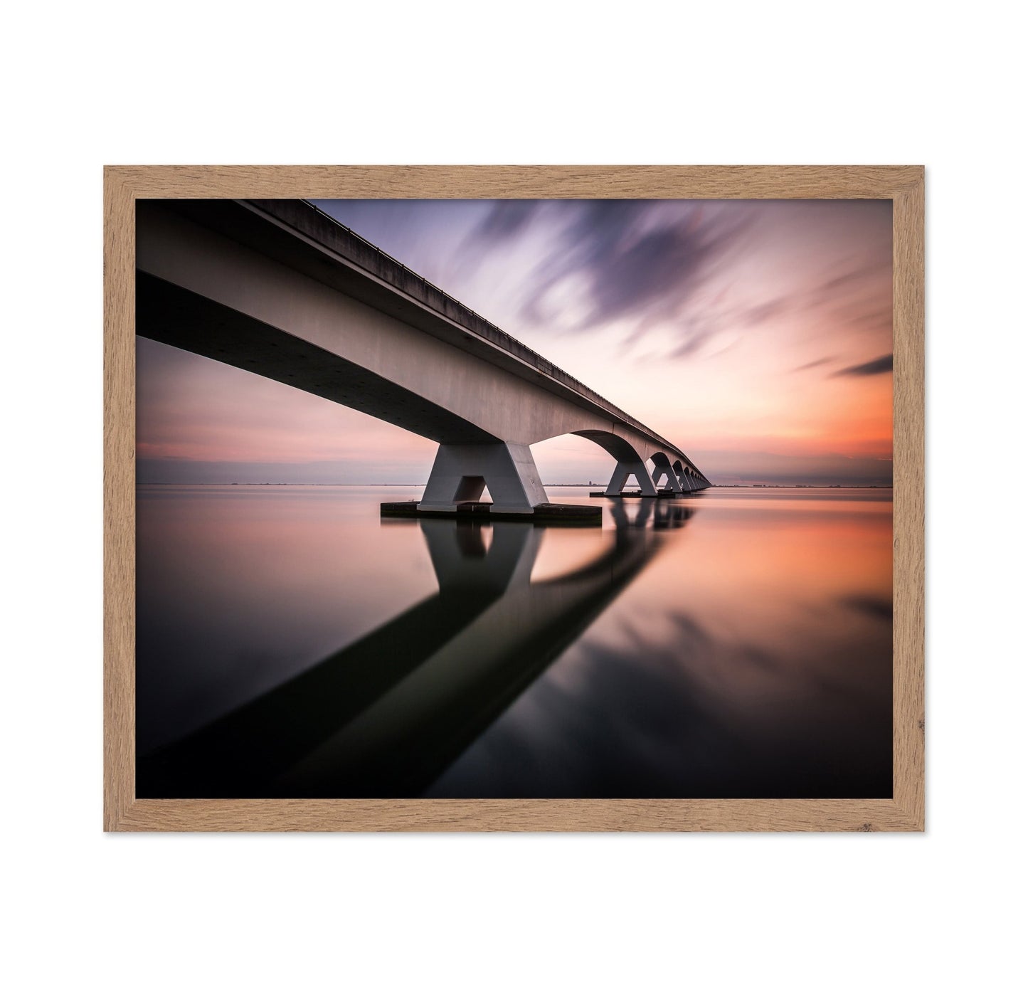 Minimalist Bridge Reflection