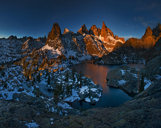 Alpine Peaks Lake Glow