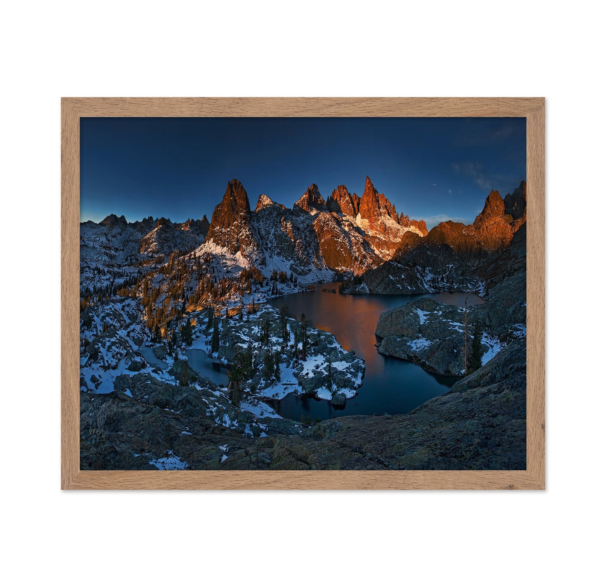 Alpine Peaks Lake Glow