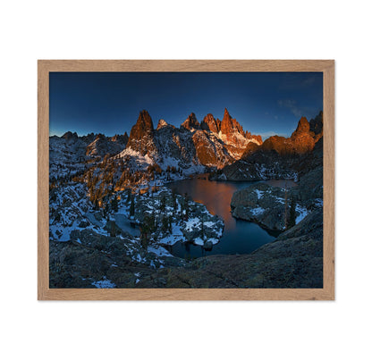 Alpine Peaks Lake Glow