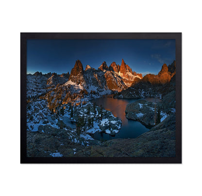 Alpine Peaks Lake Glow