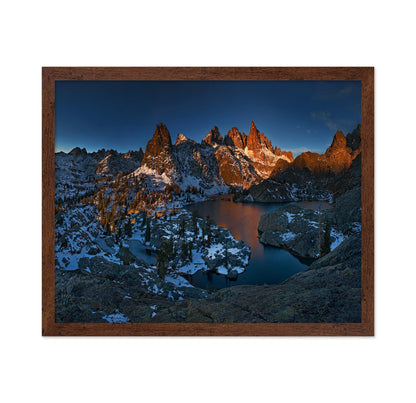 Alpine Peaks Lake Glow