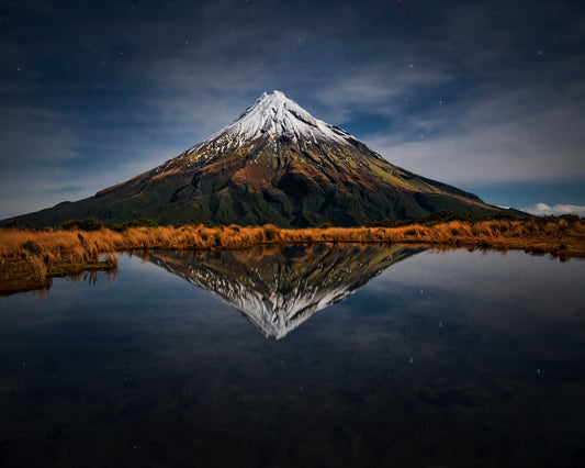 Mountain Reflection Night