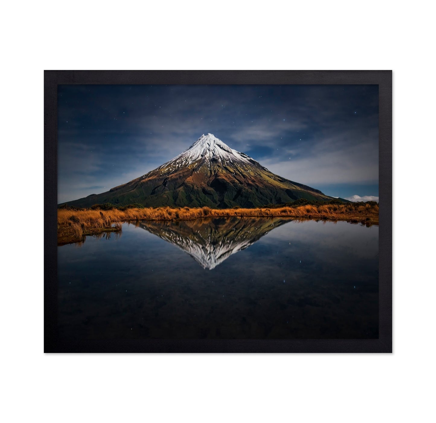 Mountain Reflection Night