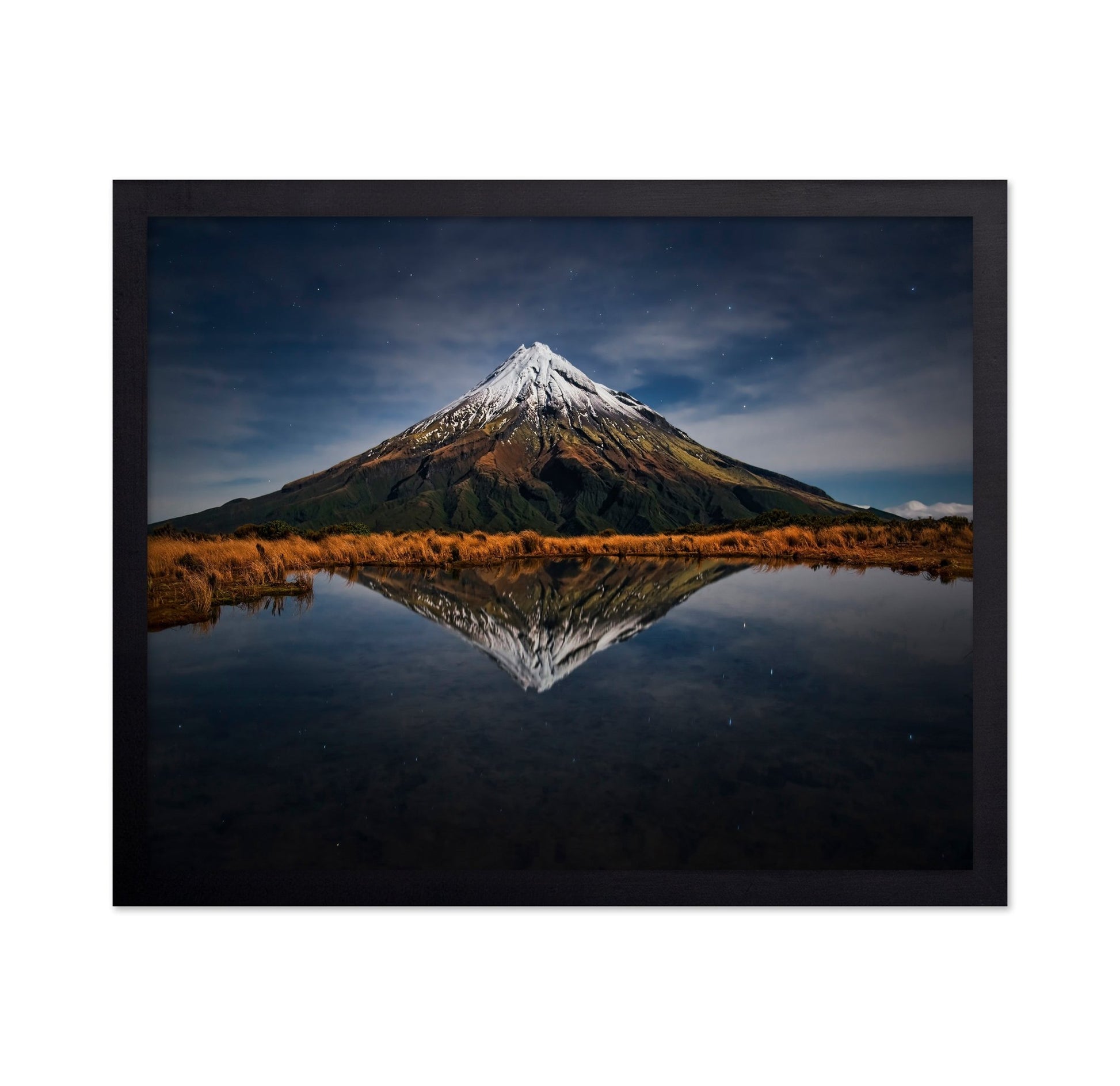 Mountain Reflection Night