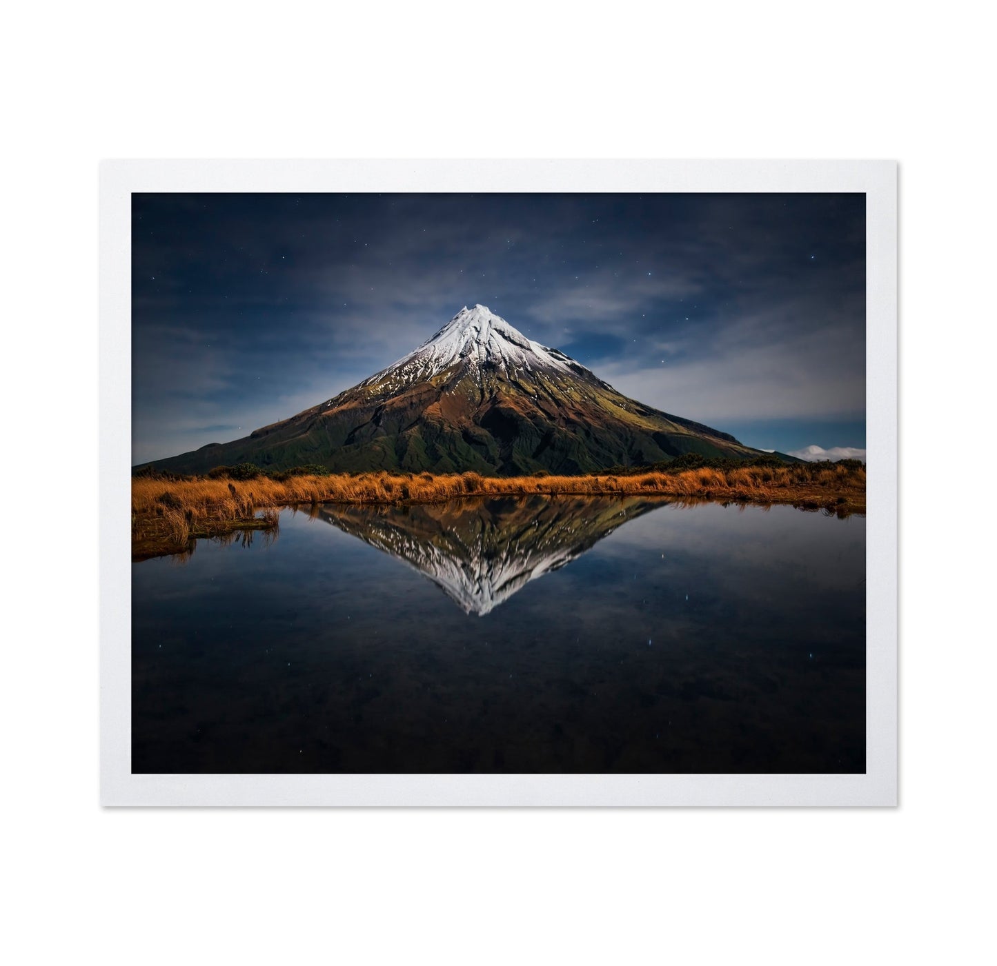 Mountain Reflection Night