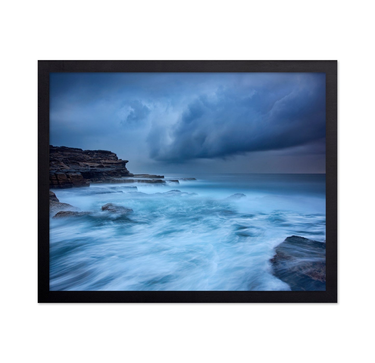 Misty Coastal Storm