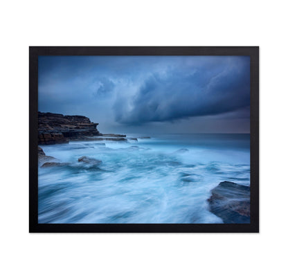 Misty Coastal Storm
