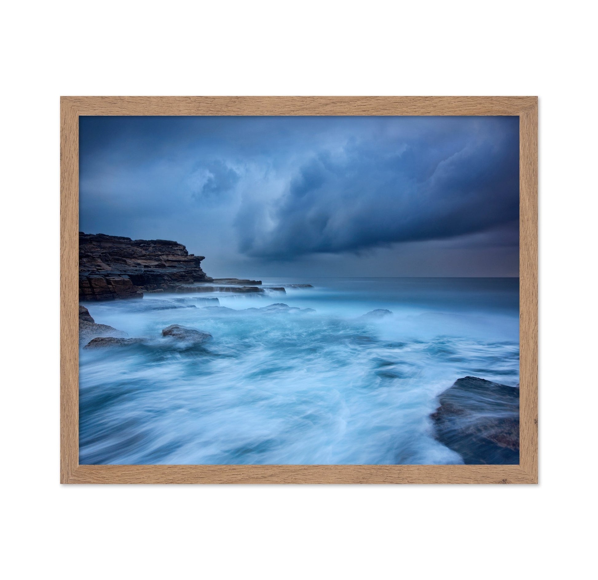 Misty Coastal Storm