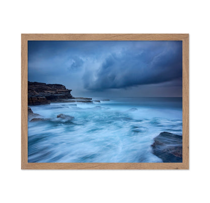 Misty Coastal Storm