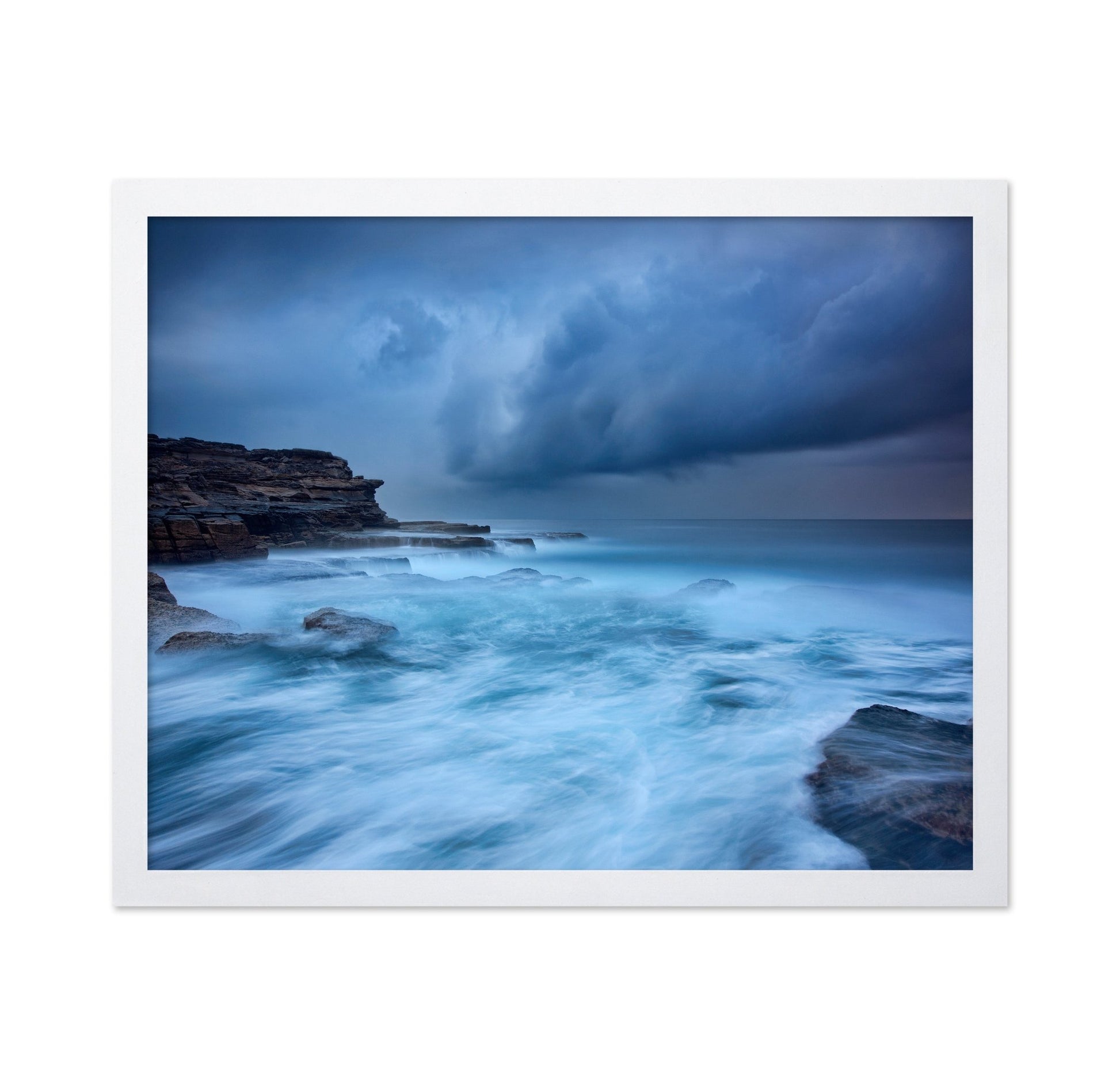 Misty Coastal Storm
