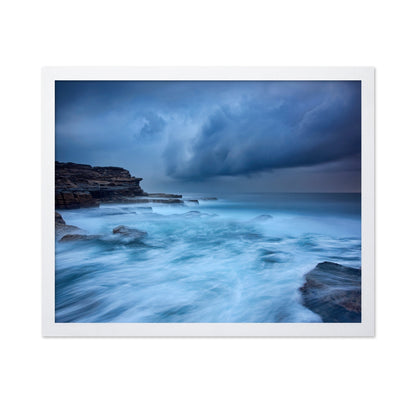 Misty Coastal Storm