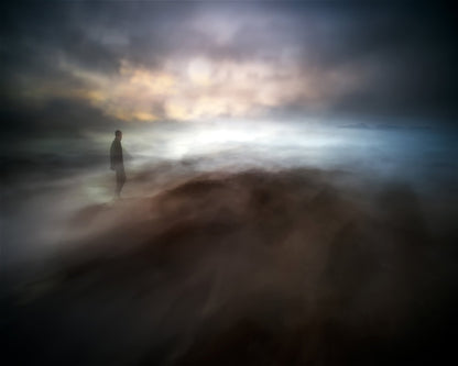 Misty Shore Wanderer