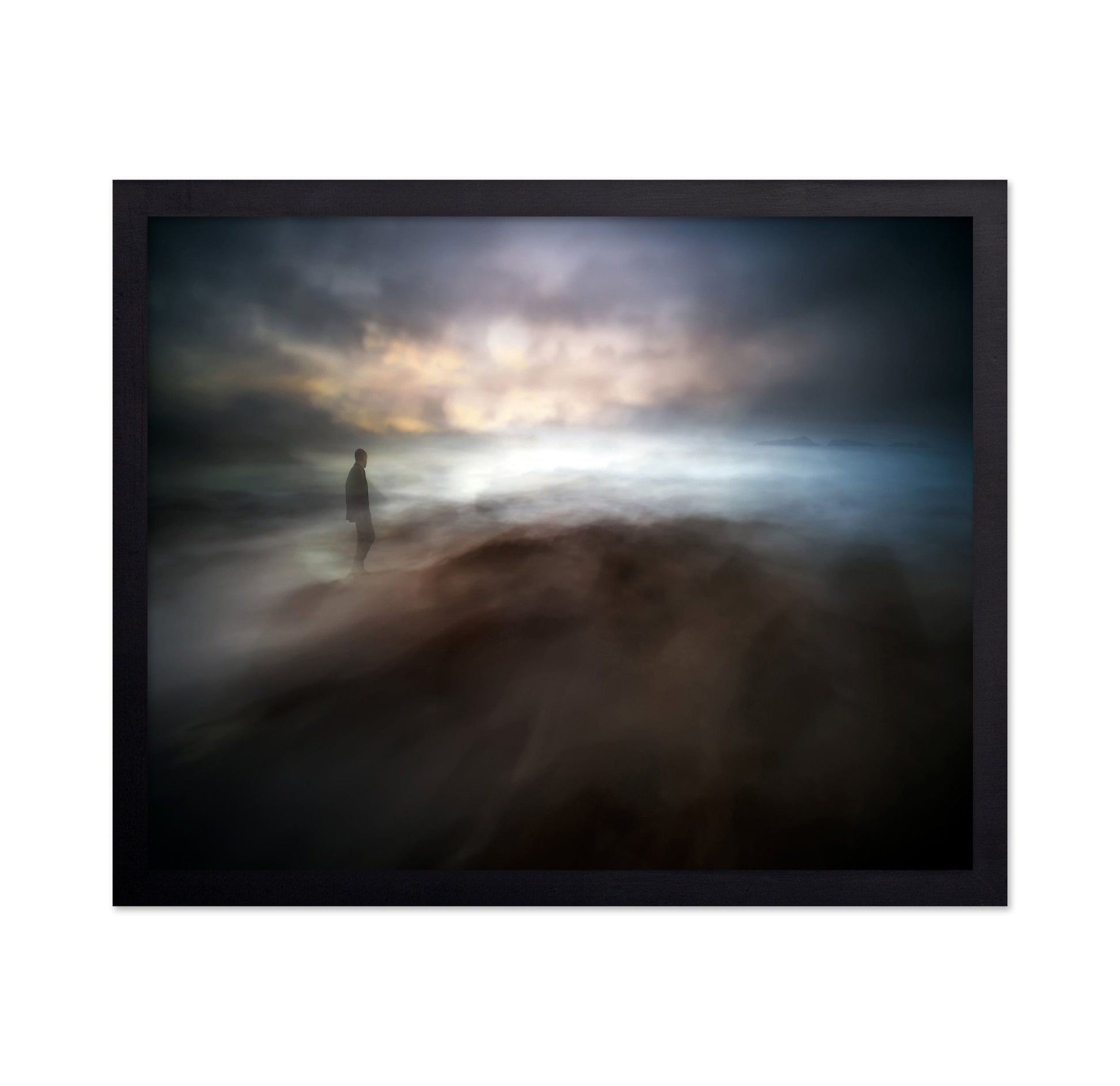 Misty Shore Wanderer