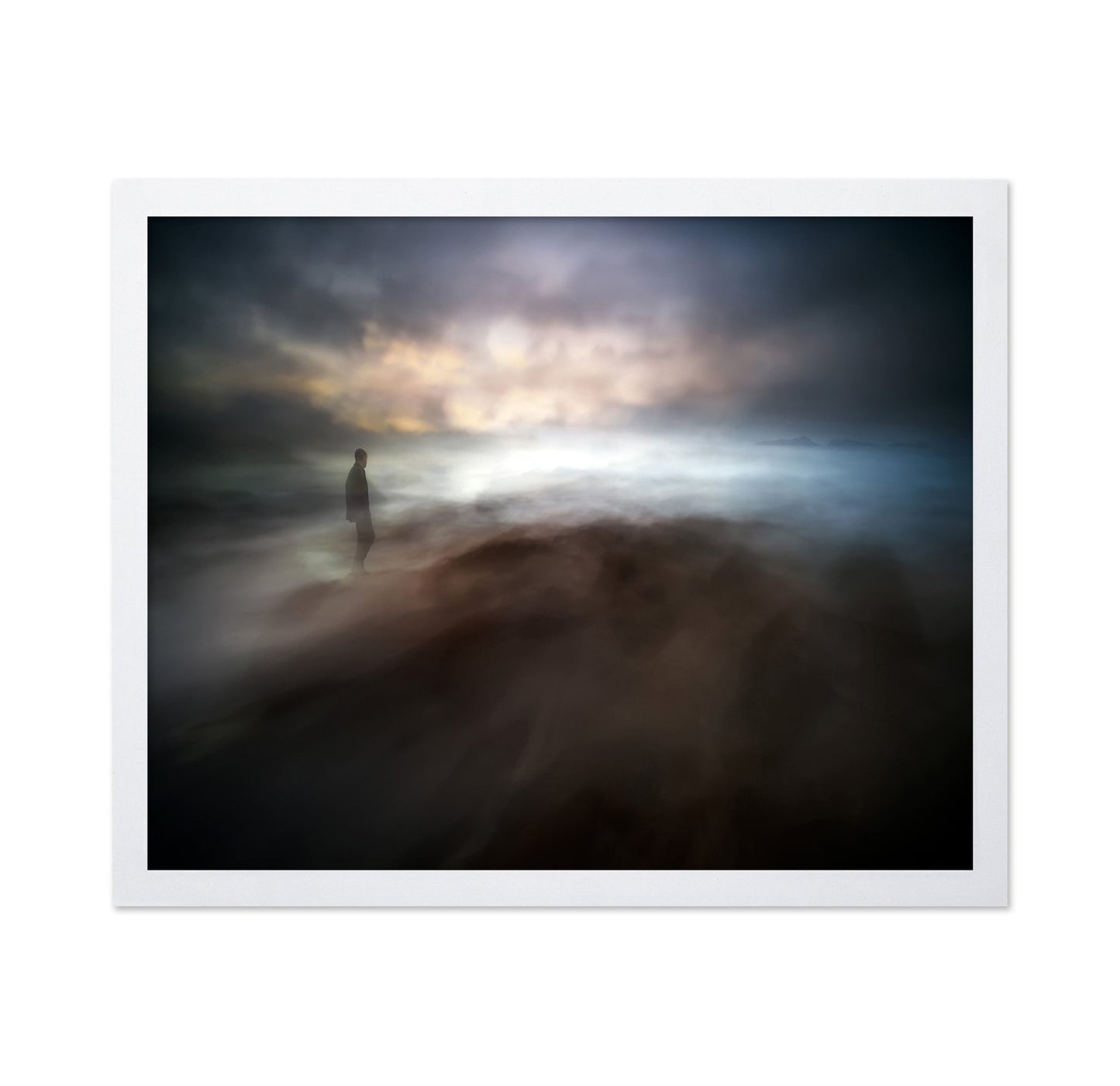 Misty Shore Wanderer