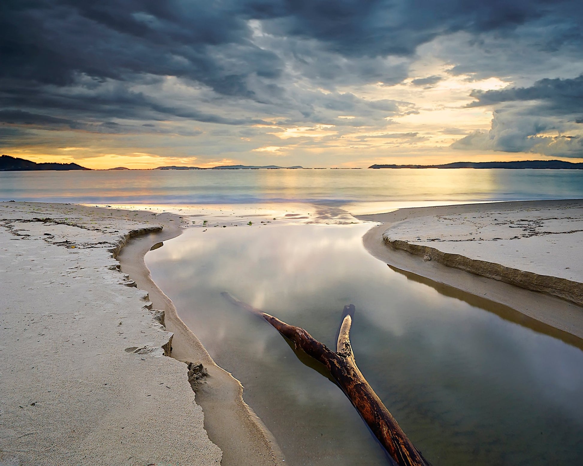 Calm Coastal Lagoon