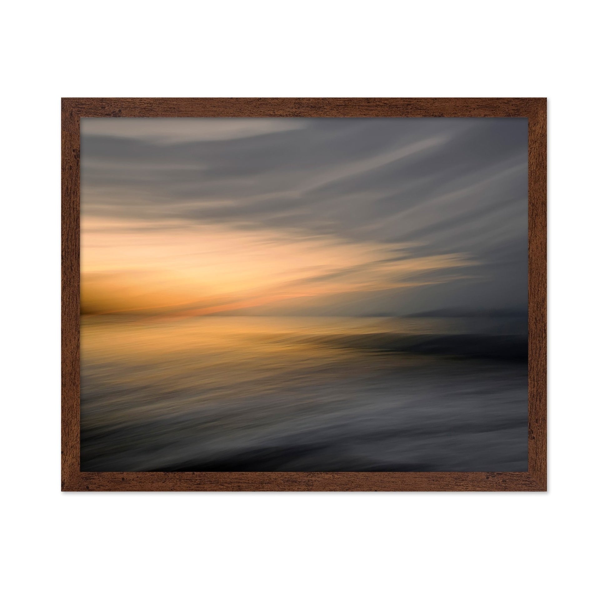 Blurred Ocean Sunset
