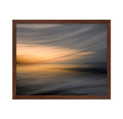 Blurred Ocean Sunset