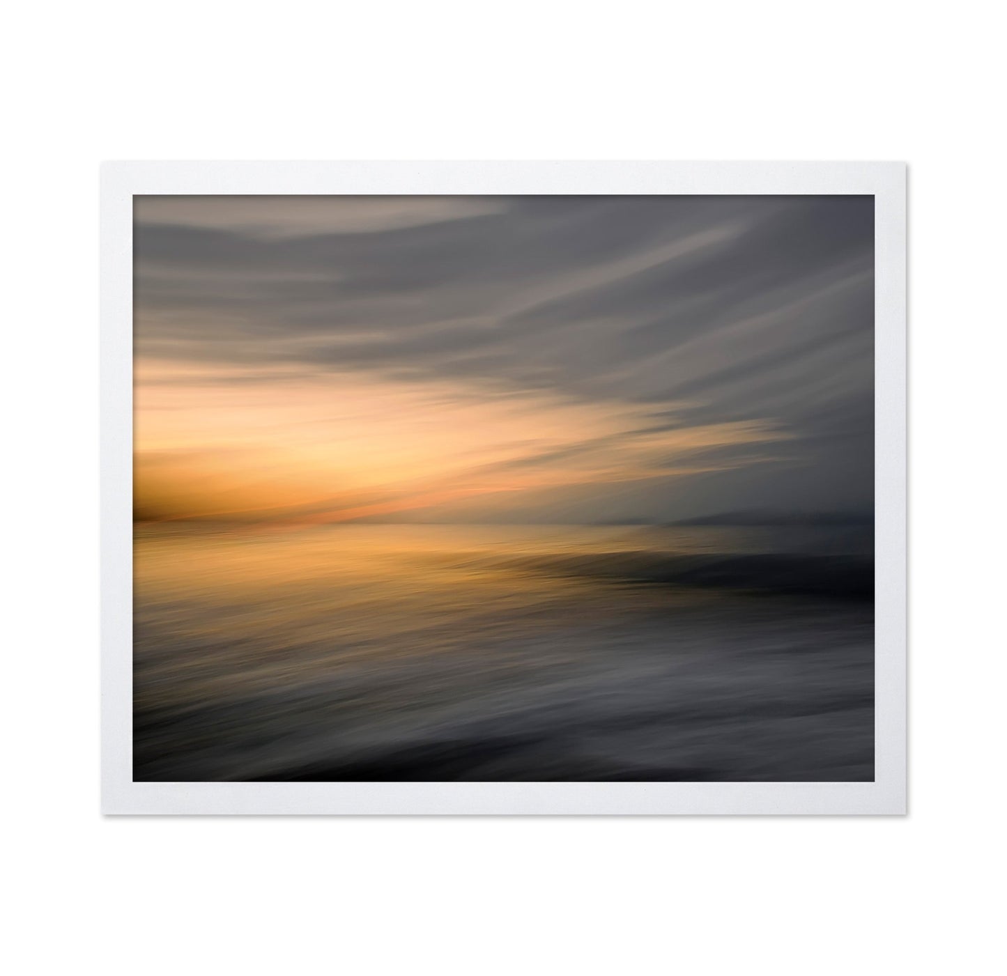 Blurred Ocean Sunset