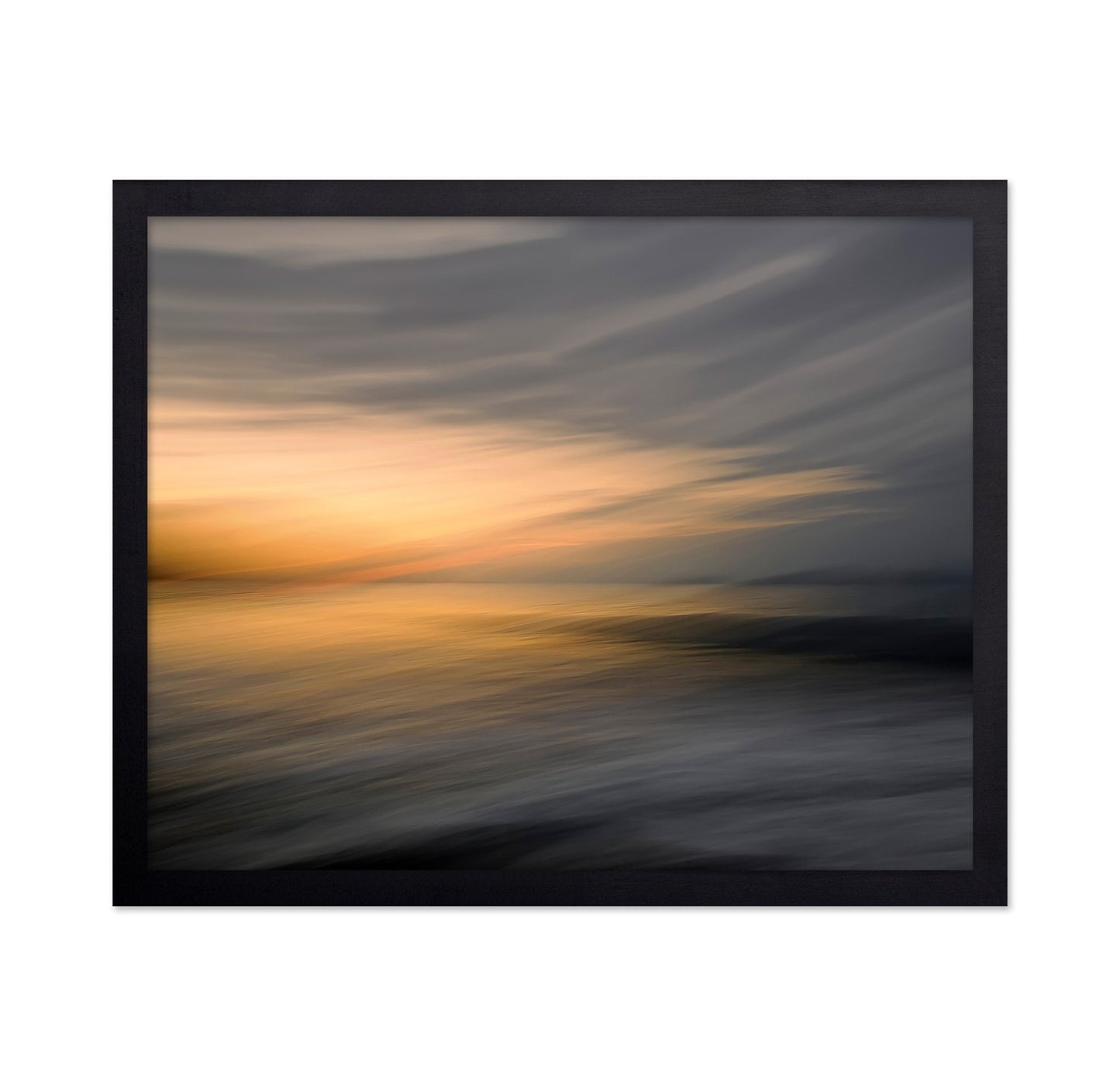 Blurred Ocean Sunset