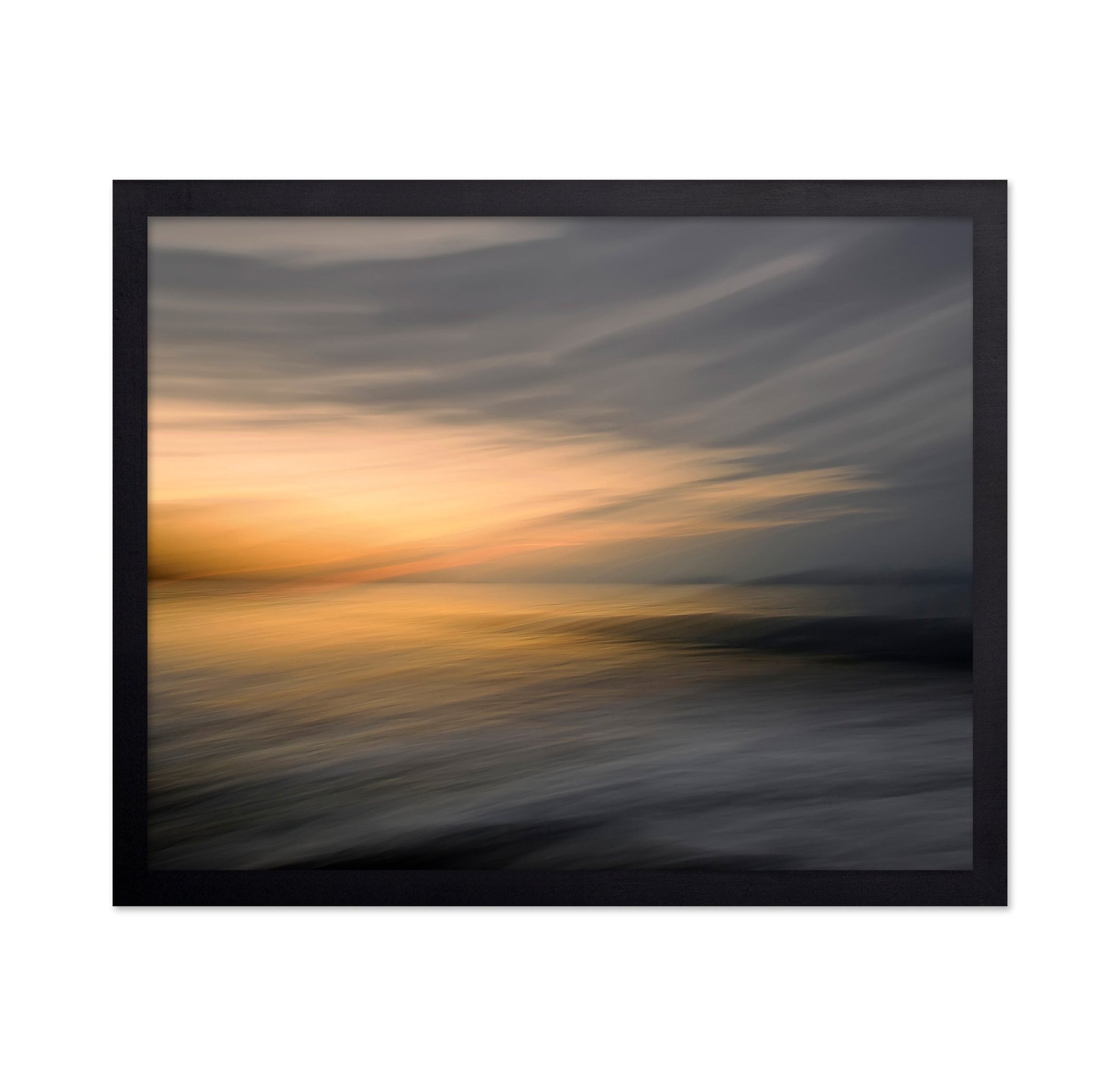 Blurred Ocean Sunset