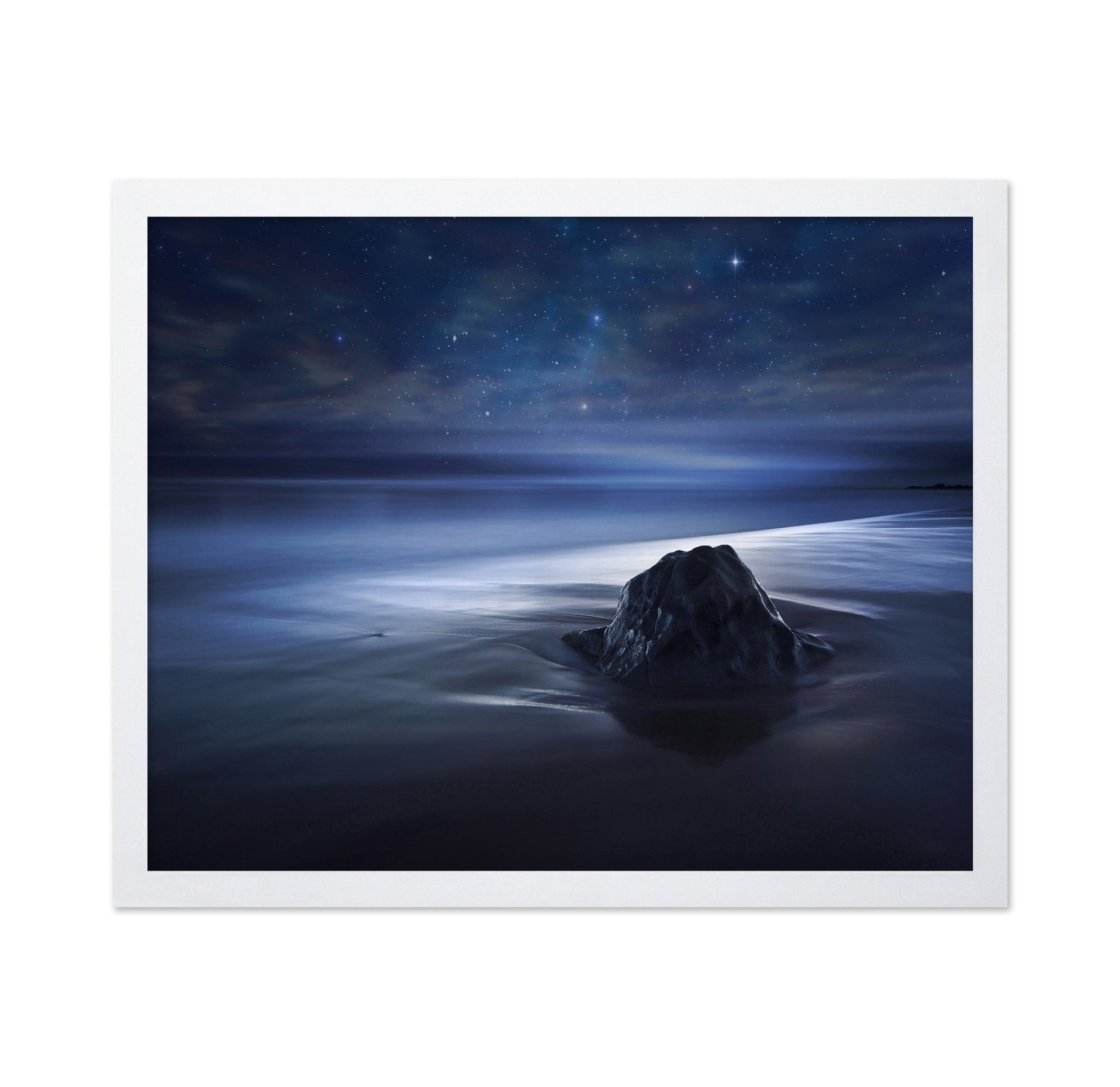 Moonlit Shore Rock