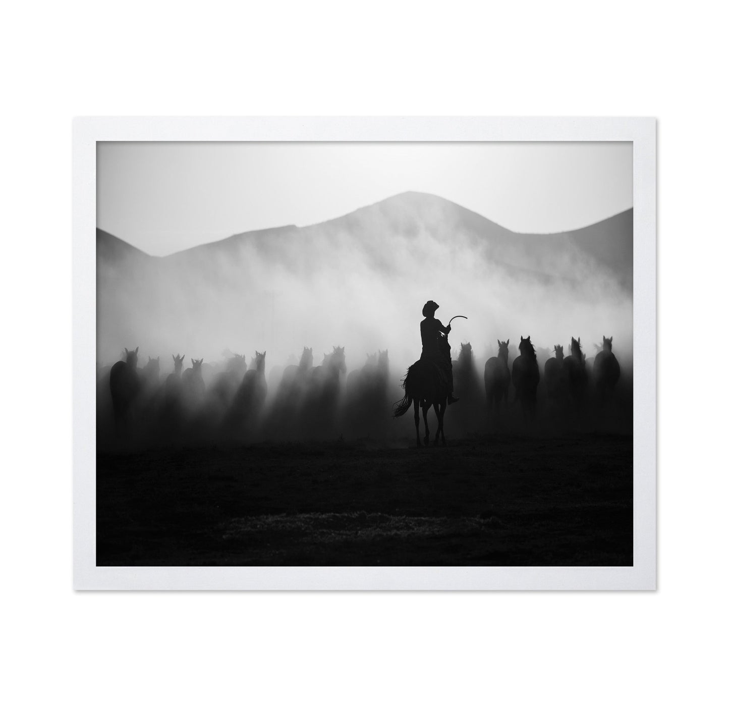 Cowboy Herd Silhouette