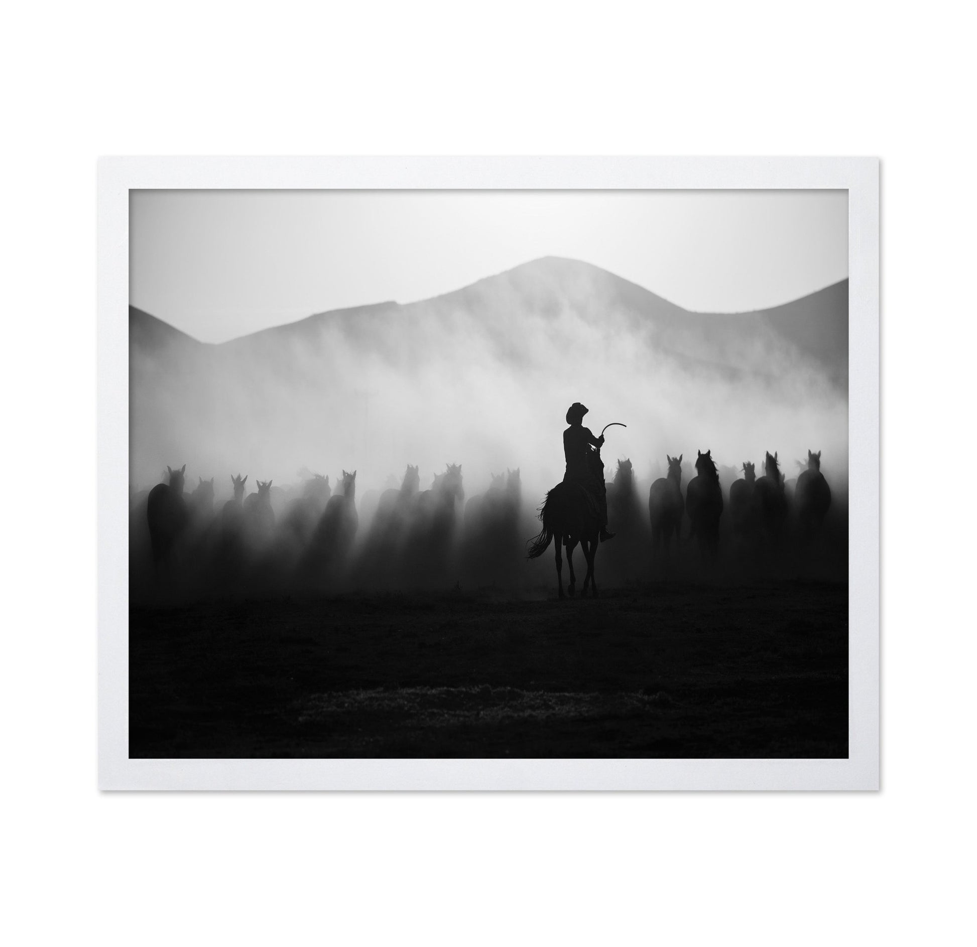 Cowboy Herd Silhouette